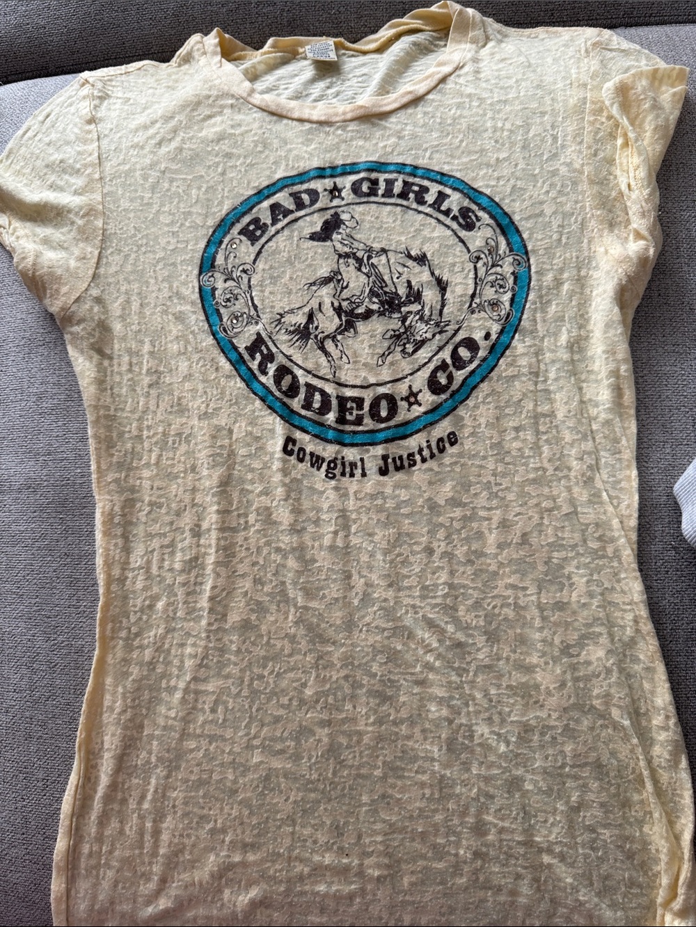 Bad Girls Rodeo Co. Graphic Tee - Cream